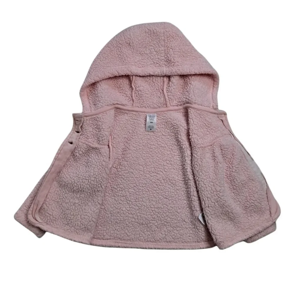 Carter's Hooded Fleece Jacket Pink 18 Month
